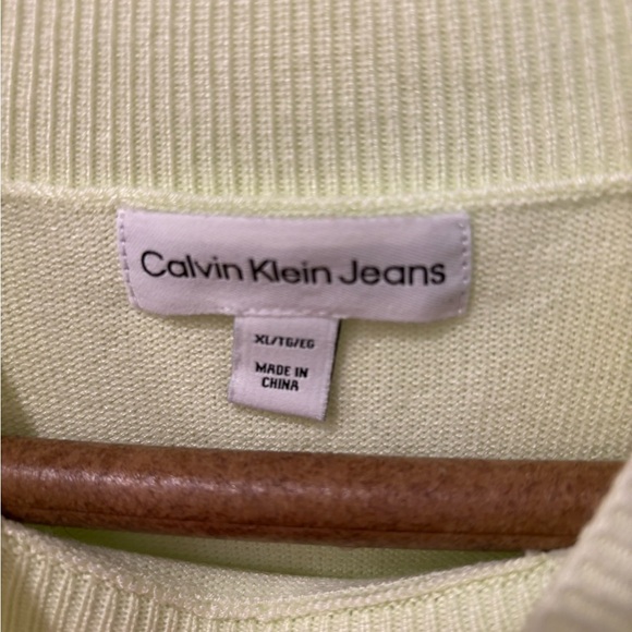 Vintage Calvin Klein Light Green Shirt - Picture 2 of 3